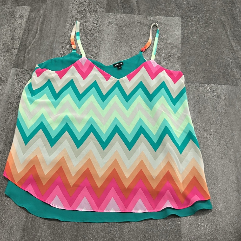 Like new Torrid tank top with adjustable straps. No holes or stains